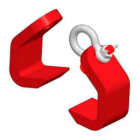 Machining & Welding By Olsen M&W 5/8" Gr100 Plate Hook 18866